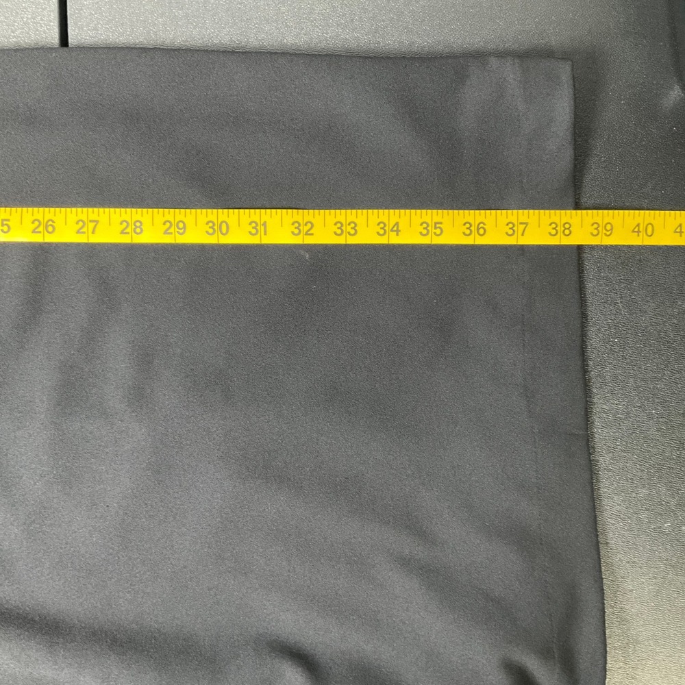 Calvin Klein Sheath Dress Women  4 Black Sequin Sleeve V-Back Cocktail Evening - Picture 11 of 13